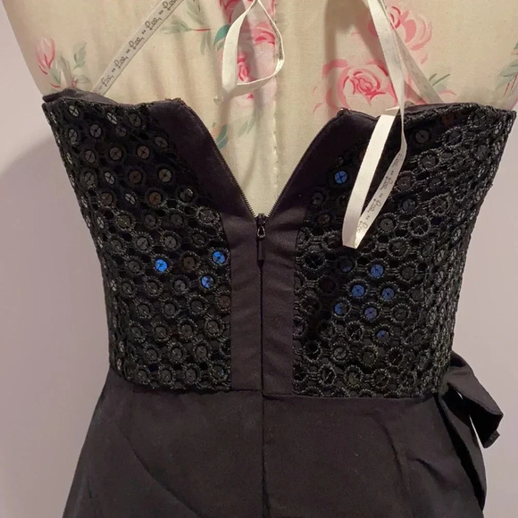 Lilly Pulitzer black strapless mini dress size 2 - Picture 8 of 14
